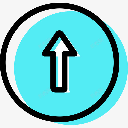 前方交通标志收集颜色图标svg_新图网 https://ixintu.com 交通标志收集 前方 颜色