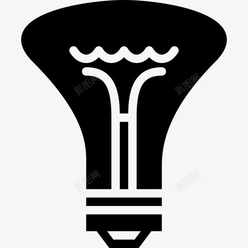 家用灯泡2只图标svg_新图网 https://ixintu.com 家用灯泡2只