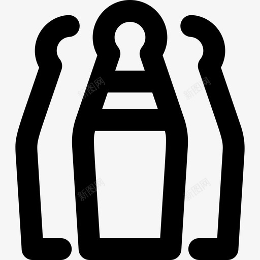 保龄球奥运直线直线图标svg_新图网 https://ixintu.com 保龄球 奥运直线 直线