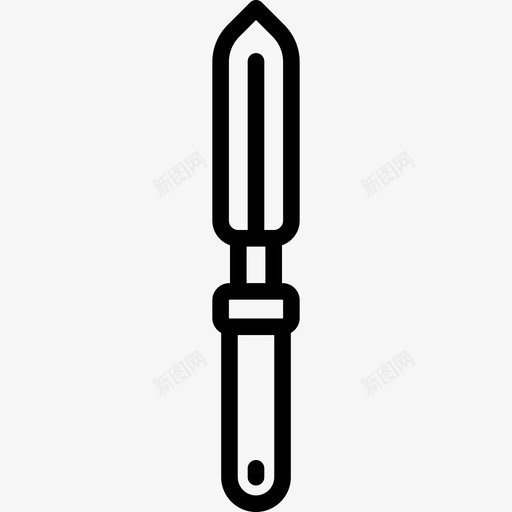 铲子线性园艺工具线性图标svg_新图网 https://ixintu.com 线性 线性园艺工具 铲子