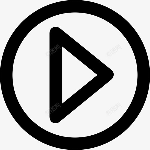 接下来音乐图标集合粗体圆形svg_新图网 https://ixintu.com 接下来 粗体圆形 音乐图标集合