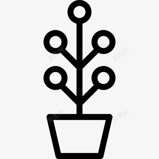植物生态2线性图标svg_新图网 https://ixintu.com 植物 生态2 线性