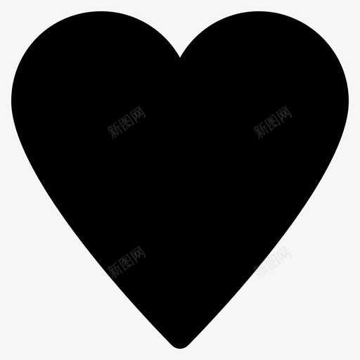 心关心喜爱图标svg_新图网 https://ixintu.com 关心 喜爱 幸福 引导 心 爱 用户界面元素