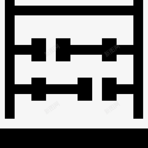 算盘实盘填充图标svg_新图网 https://ixintu.com 填充 实盘 算盘