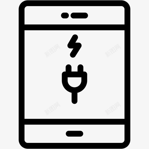 电池充电设备显示器图标svg_新图网 https://ixintu.com ipad 平板电脑 平板电脑vol2 技术 显示器 电池充电 设备