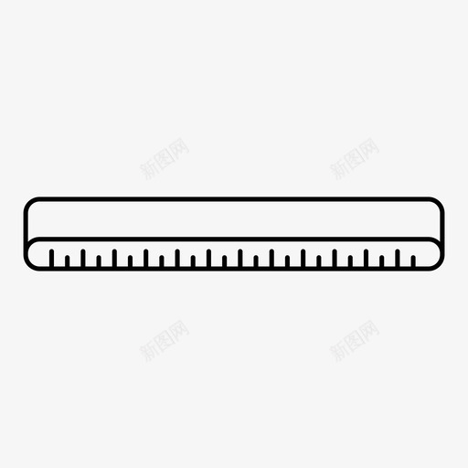 直尺加上精度图标svg_新图网 https://ixintu.com 信号 刻度 加上 直尺 精度