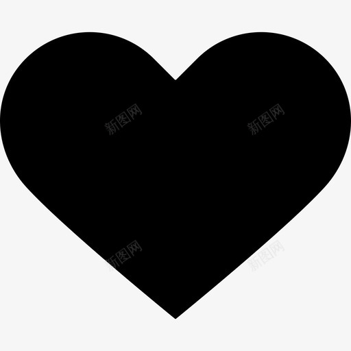 心初学者的基本图标填充svg_新图网 https://ixintu.com 初学者的基本图标 填充 心