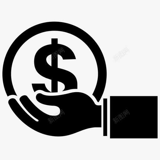 业务财务增长图标svg_新图网 https://ixintu.com 业务 办公室 增长 工作 财务