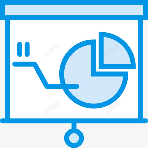 介绍商务和营销蓝色图标svg_新图网 https://ixintu.com 介绍 商务和营销 蓝色