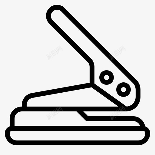 文具冲孔工具图标svg_新图网 https://ixintu.com 冲孔工具 文具