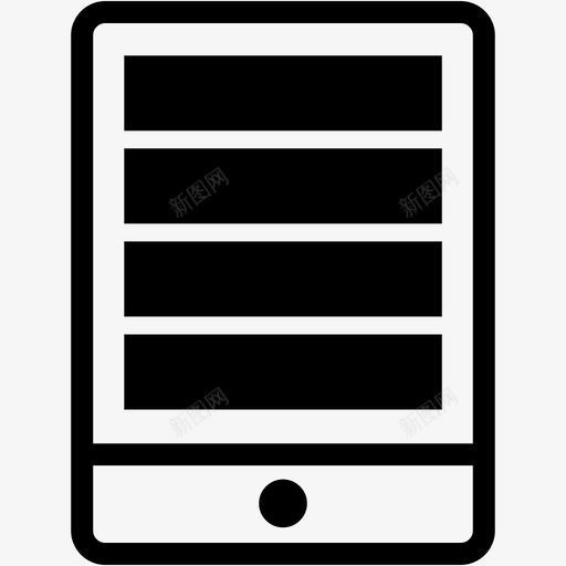 列设备显示器图标svg_新图网 https://ixintu.com ipad 列 平板电脑 平板电脑卷1 技术 显示器 设备