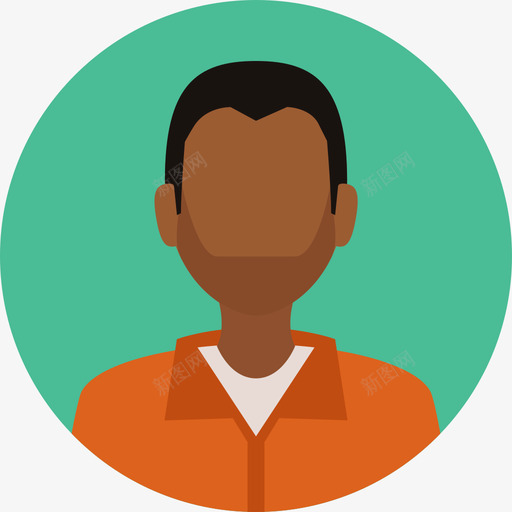 囚犯犯罪保护圆形平面图标svg_新图网 https://ixintu.com 囚犯 圆形平面 犯罪保护