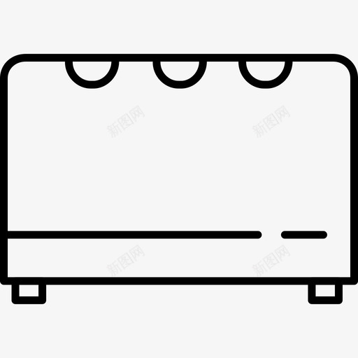 沙发床家具8128px线图标svg_新图网 https://ixintu.com 128px线 家具8 沙发床