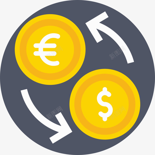 汇兑金融4持平图标svg_新图网 https://ixintu.com 持平 汇兑 金融4