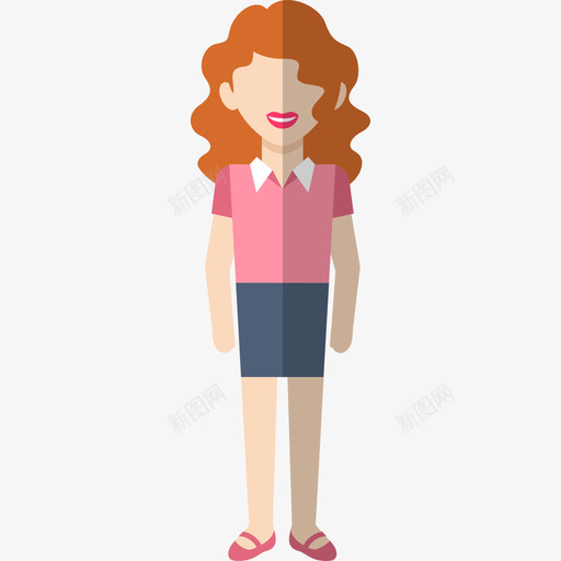 女人人用户化身图标svg_新图网 https://ixintu.com 人 女人 用户化身