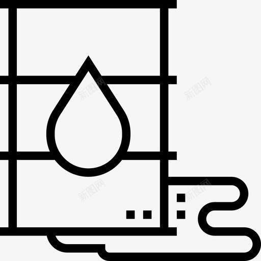 石油石油工业线性图标svg_新图网 https://ixintu.com 石油 石油工业 线性