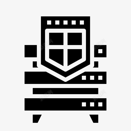 数据保护云安全图标svg_新图网 https://ixintu.com 云 安全 数据保护 黑色安全