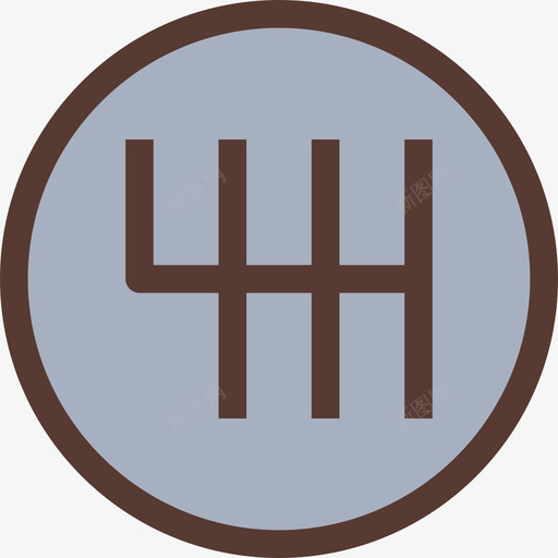 换挡杆汽车图标颜色svg_新图网 https://ixintu.com 换挡杆 汽车图标 颜色