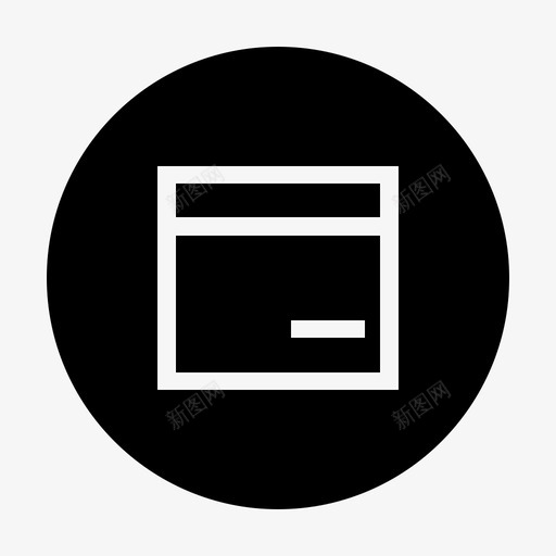 浏览器应用程序互联网图标svg_新图网 https://ixintu.com 互联网 在线 基本设计集7行 应用程序 浏览器 窗口 网站