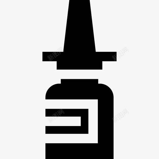 鼻喷雾剂医用24填充型图标svg_新图网 https://ixintu.com 医用24 填充型 鼻喷雾剂