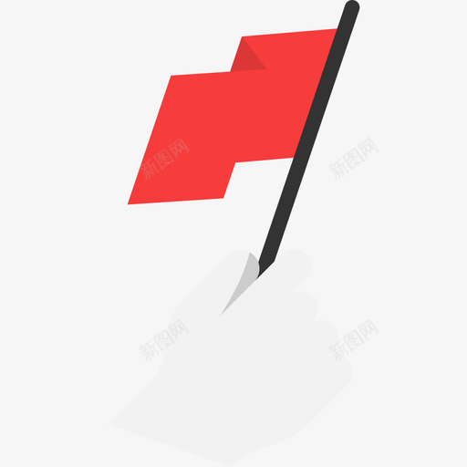 旗帜选举扁平图标svg_新图网 https://ixintu.com 扁平 旗帜 选举
