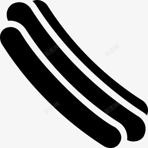 热狗食物图标集合填充svg_新图网 https://ixintu.com 填充 热狗 食物图标集合