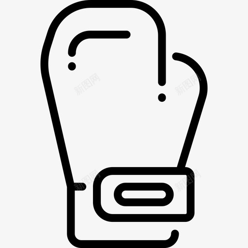 拳击运动器材4直线型图标svg_新图网 https://ixintu.com 拳击 直线型 运动器材4