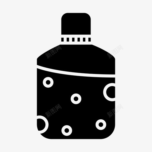 瓶子酒精饮料图标svg_新图网 https://ixintu.com 包装 化妆品 化妆符号 瓶子 酒精 饮料