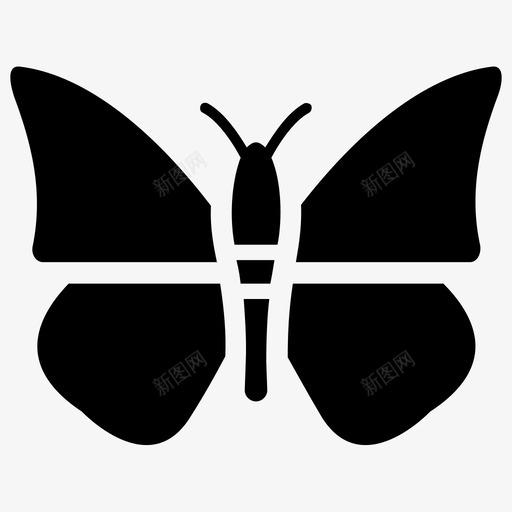 蝴蝶昆虫自然和生命雕文图标svg_新图网 https://ixintu.com 昆虫 自然和生命雕文图标 蝴蝶
