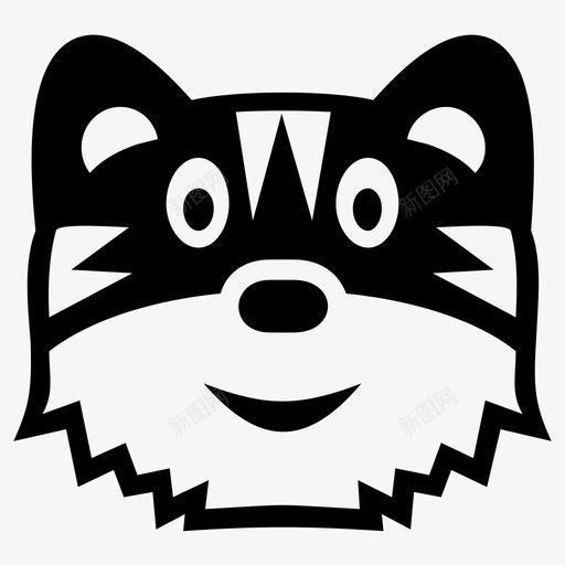 猫鼬动物动物玩具图标svg_新图网 https://ixintu.com 动物 动物玩具 可爱的动物 填充动物 猫鼬