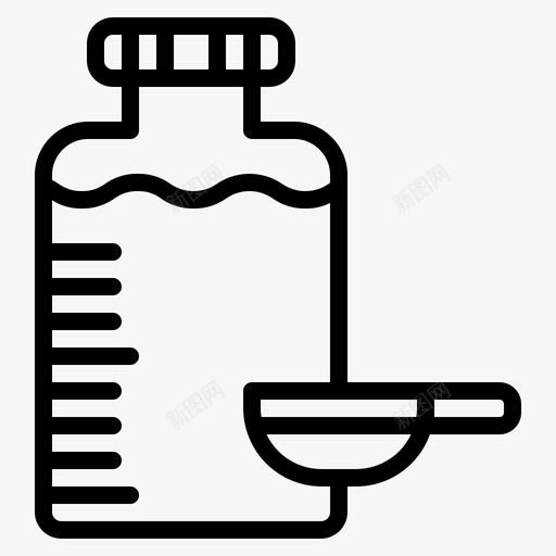 糖浆医院药品图标svg_新图网 https://ixintu.com 医院 糖浆 药丸 药品 药房