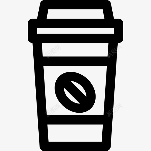 咖啡杯咖啡厅14号直线型图标svg_新图网 https://ixintu.com 咖啡厅14号 咖啡杯 直线型