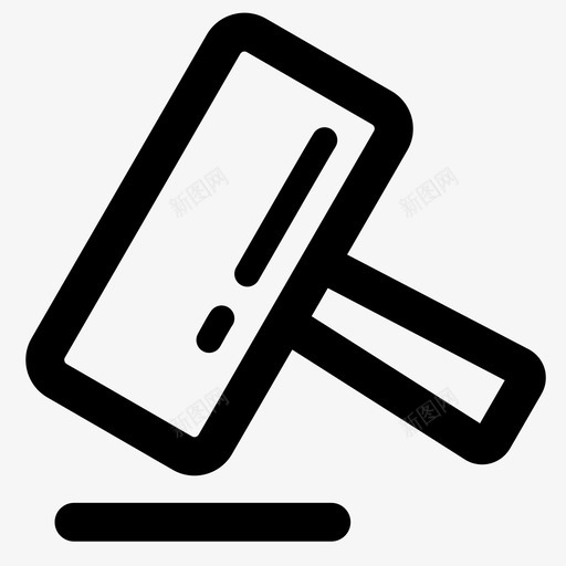 拍卖拍卖锤出价图标svg_新图网 https://ixintu.com 出价 出售 基本图标 拍卖 拍卖锤 木槌 法官