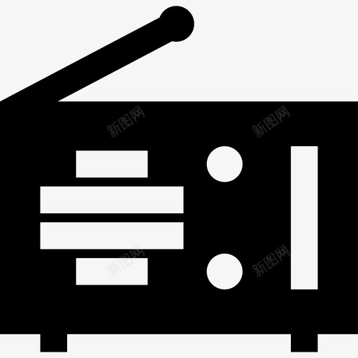 无线电通信33已填充图标svg_新图网 https://ixintu.com 已填充 无线电 通信33