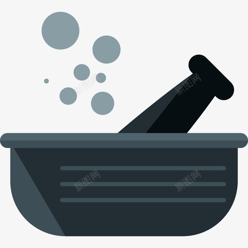 扁平化学砂浆图标svg_新图网 https://ixintu.com 扁平化学砂浆