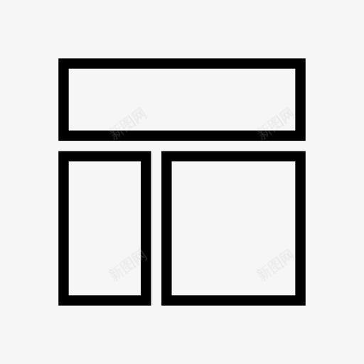 布局拼贴合成图标svg_新图网 https://ixintu.com 合成 布局 拼贴 模板 水平 编辑图标