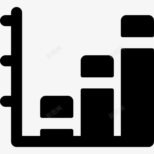 条形图业务和管理3已填充图标svg_新图网 https://ixintu.com 业务和管理3 已填充 条形图