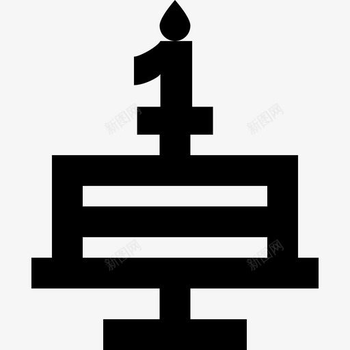 生日蛋糕7号宝宝直系图标svg_新图网 https://ixintu.com 7号宝宝 生日蛋糕 直系