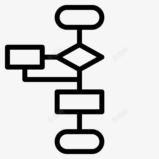 流程图表计划图标svg_新图网 https://ixintu.com 图表 工作流 流程 管理 计划