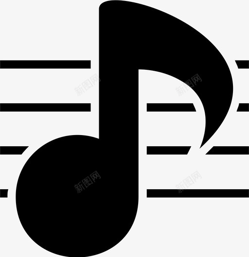 音乐音阶节奏图标svg_新图网 https://ixintu.com 节奏 音乐 音符 音调 音阶