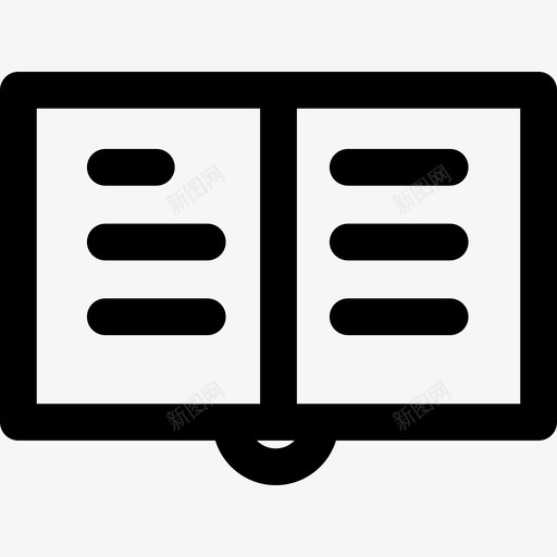 会计账簿业务和办公室7直线图标svg_新图网 https://ixintu.com 业务和办公室7 会计账簿 直线