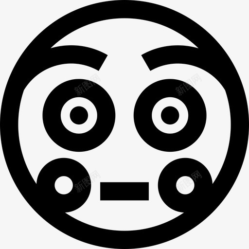 不好意思表情符号6直白图标svg_新图网 https://ixintu.com 不好意思 直白 表情符号6
