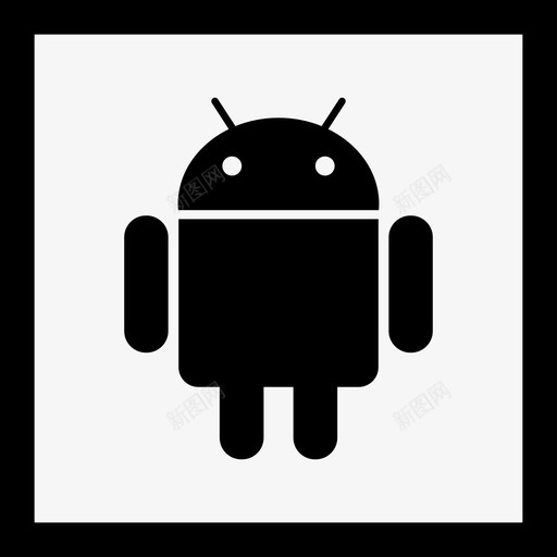 Android徽标集合线性图标svg_新图网 https://ixintu.com Android 徽标集合 线性