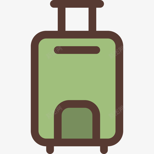 行李箱旅行图标2彩色svg_新图网 https://ixintu.com 彩色 旅行图标2 行李箱