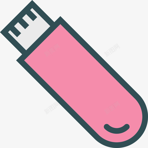 Pendrive技术线性颜色图标svg_新图网 https://ixintu.com Pendrive 技术 线性颜色
