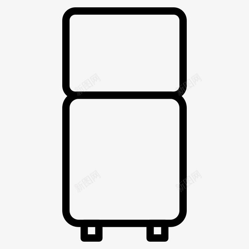 冰箱电器家用电器图标svg_新图网 https://ixintu.com 冰箱 厨房 家用电器 电器 科技生产线