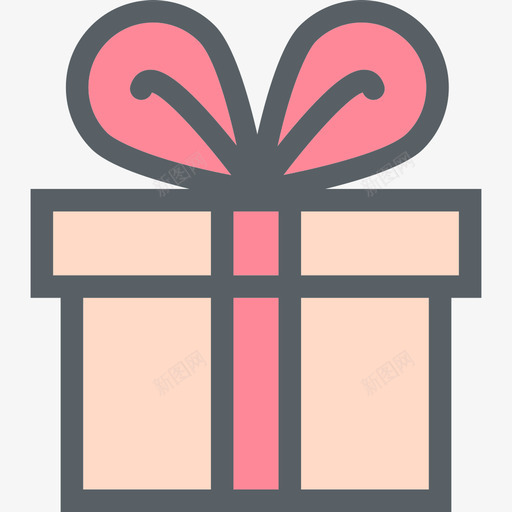礼品购物元素系列图标svg_新图网 https://ixintu.com 礼品 购物元素系列