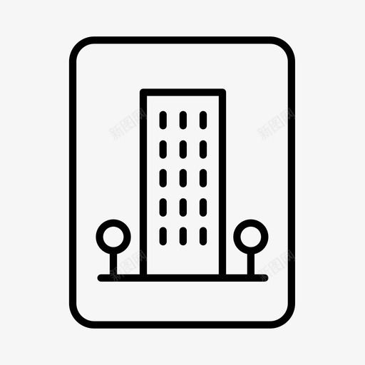 酒店假日旅游图标svg_新图网 https://ixintu.com 假日 度假 旅游 酒店