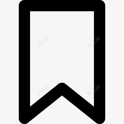 书签web界面图标线性svg_新图网 https://ixintu.com web界面图标 书签 线性