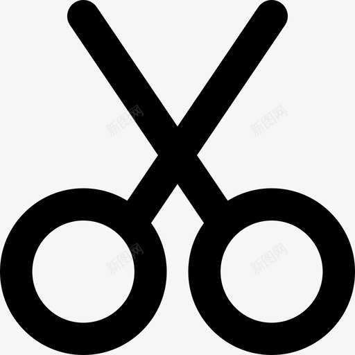 剪刀文本编辑器2线性图标svg_新图网 https://ixintu.com 剪刀 文本编辑器2 线性